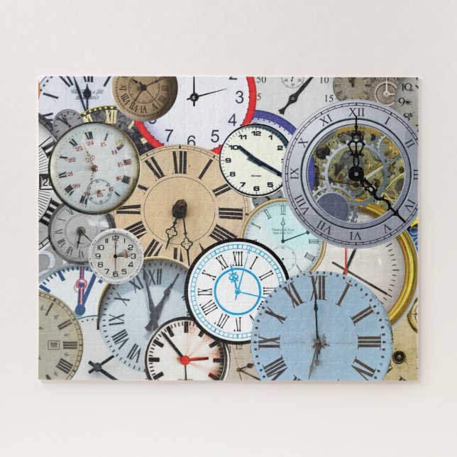 Time Watches and Clocks Jigsaw Puzzle (Horizontal)