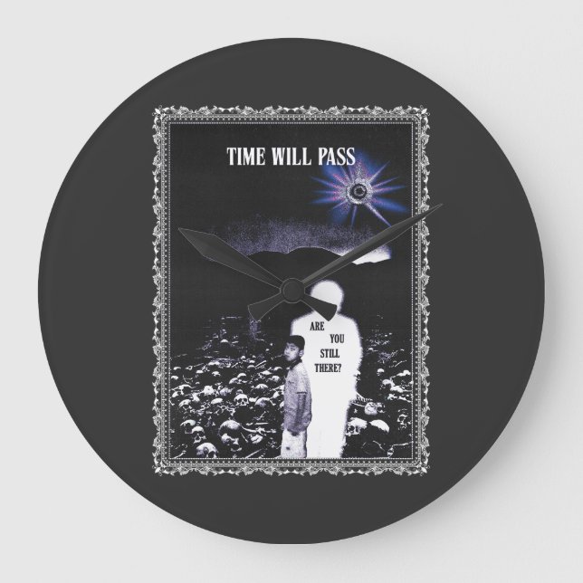 Time will pass large clock (Front)