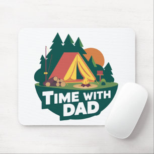 Time With Dad - Father's Day Mouse Pad