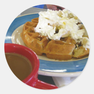 Time with you - the most important meal of the day classic round sticker