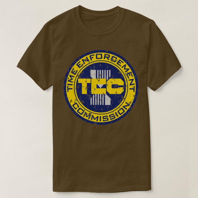 Timecop Time Enforcement Commission T-Shirt (Design Front)