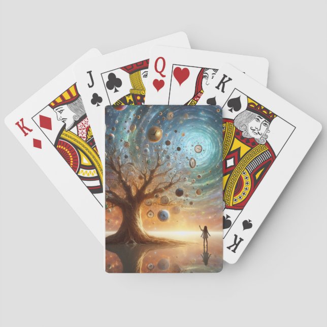 Timekeepers' Grove Paper cup Playing Cards (Back)