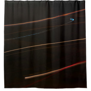 Timelapsed photography of brown line shower curtain