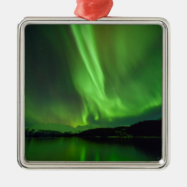 Timeless Aurora Metal Ornament (Front)