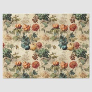 Timeless Autumn Harvest in Warm Muted Tones Tissue Paper