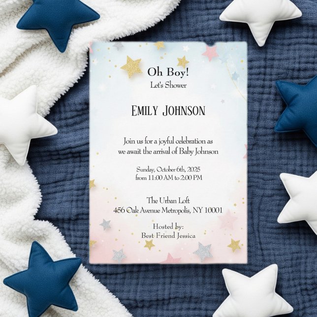 Timeless Baby Shower Invite for Her or Him (Creator Uploaded)