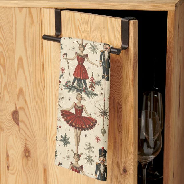 Timeless Ballerina  Tea Towel (Thirds Fold)