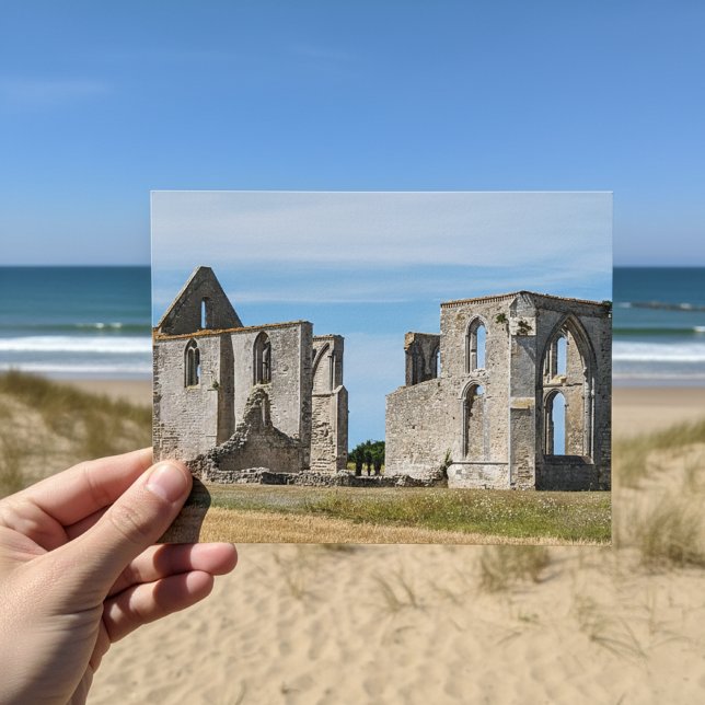 Timeless Beauty: Abbey Notre-Dame de Ré Postcard (Creator Uploaded)