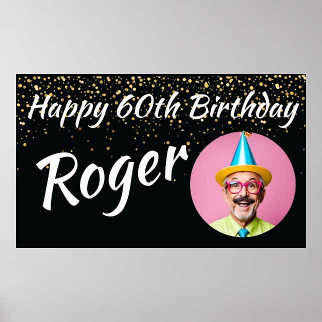 Timeless BIRTHDAY PARTY Banner  Poster (Front)