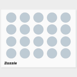 Timeless - Blue Mist Classic Round Sticker