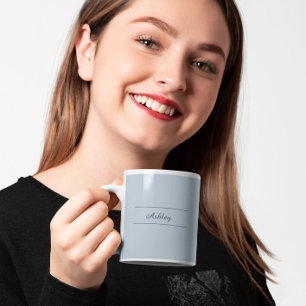 Timeless - Blue Mist Name Mug