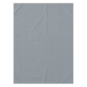 Timeless Blue Plaid Round Throw Pillow Tablecloth