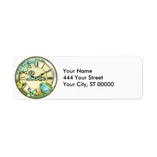 timeless bluebird whimsy LOVE Return Address Label
