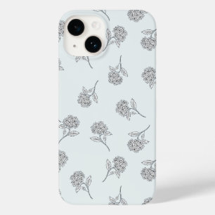 Timeless Botanical Bloom Soft Grey Case-Mate iPhone 14 Case