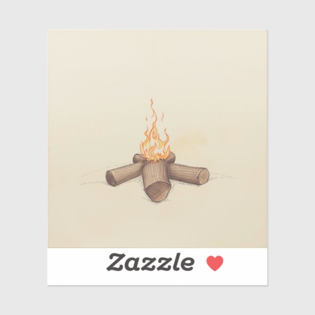 Timeless Campfire Sketch Paintings That Tell Stori (Sheet)