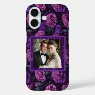 Timeless Carnation Flower Floral Wedding iPhone 16 Case