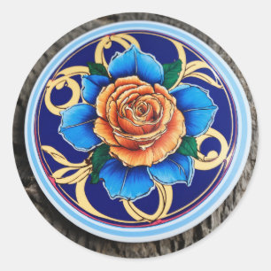 "Timeless Charm" Classic Round Sticker