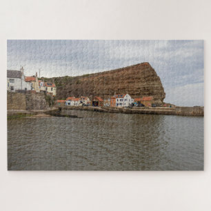Timeless Charm of Staithes Harbour Jigsaw Puzzle