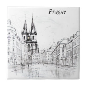 Timeless Charm of the Czech Capital Ceramic Tile