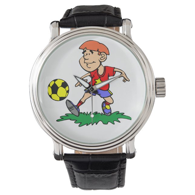 Timeless Charm: Vintage Leather Watch (Front)