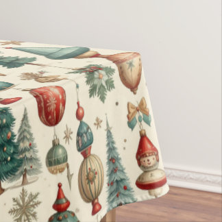 Timeless Christmas Toys Tablecloth
