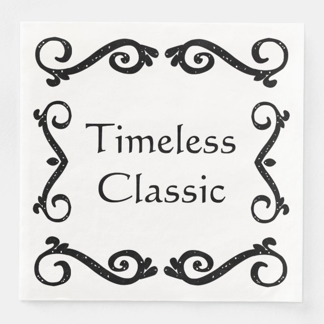 Timeless Classic Napkin (Front)
