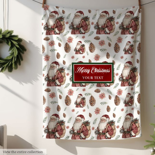 Timeless Classic Red Green Blanket with Your Name (Timeless Classic Red Green Blanket with Your Name)