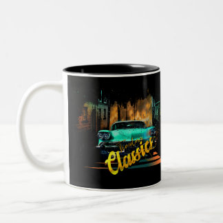 Timeless classics Retro Car Two-Tone Coffee Mug