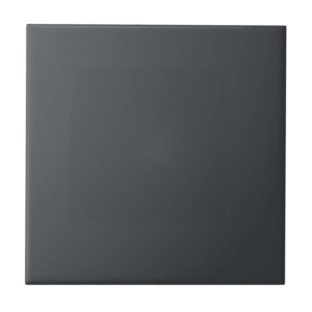 Timeless - Dark Slate Grey Ceramic Tile (Front)