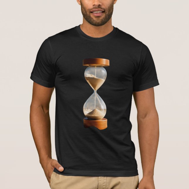 Timeless Elegance: Hourglass T-Shirt Designs" (Front)