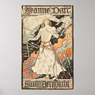 Timeless Elegance: Jeanne d'Arc-Sarah Bernhardt  Poster