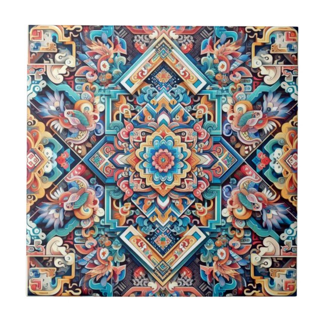 timeless elegance Mug Ceramic Tile (Front)