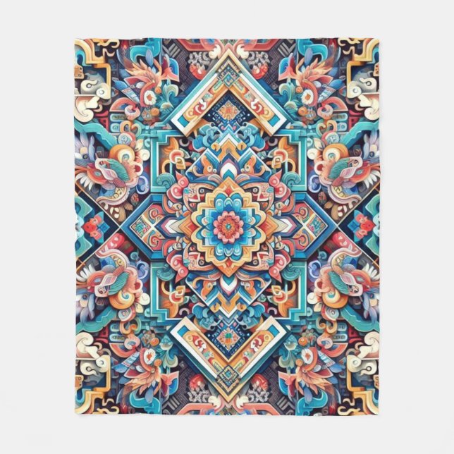 timeless elegance Mug Fleece Blanket (Front)