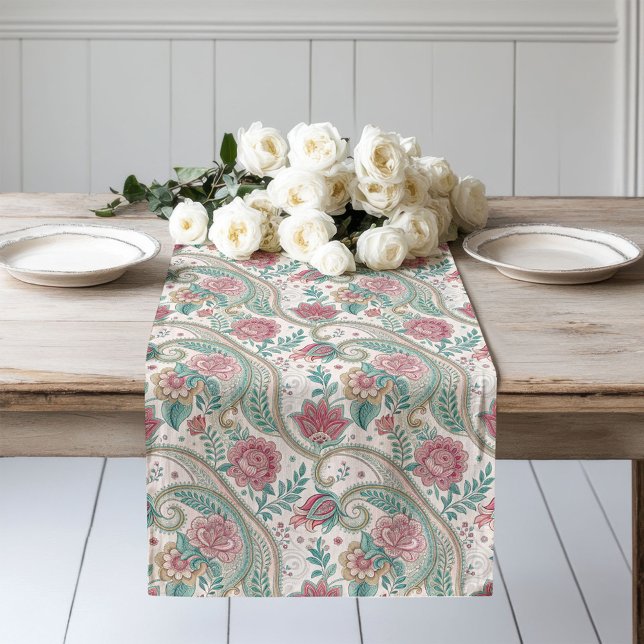 Timeless Elegance: Victorian Floral Table Accent Long Table Runner (Timeless Elegance: Victorian Floral Table Accent Long Table Runner)