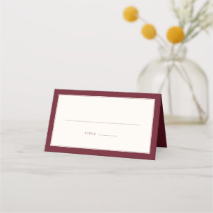 Timeless Elegance Wedding Place Card