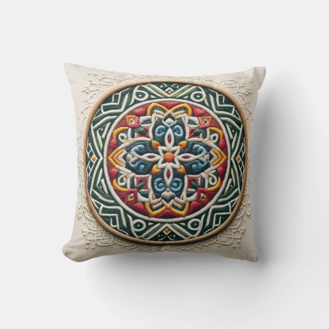 Timeless Embroidery #3 Cushion (Front)