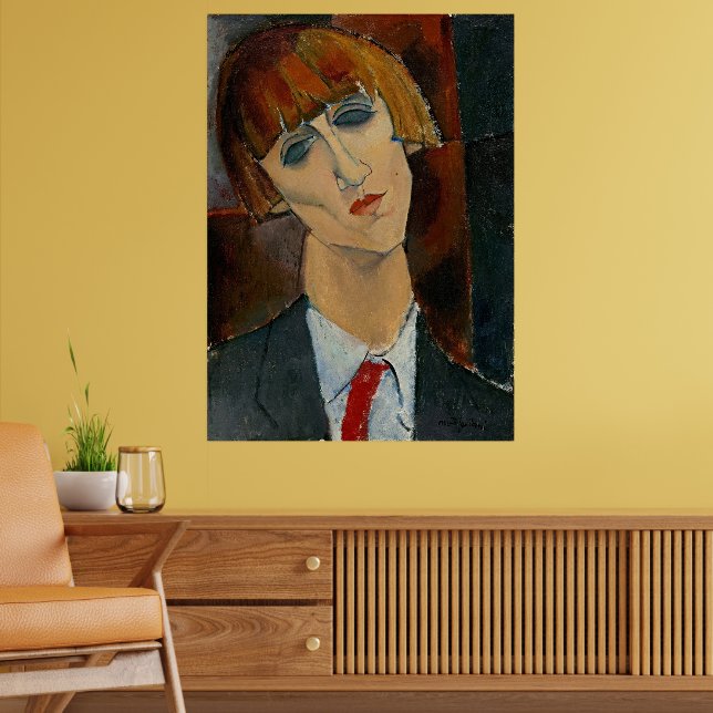 Timeless Expression: Modigliani's Madame Kisling Poster (Living Room 2)