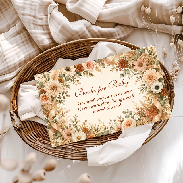 Timeless Fall Boho Books for Baby Enclosure Card (Creator Uploaded)