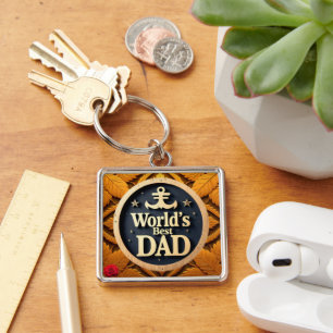 "Timeless Fatherly Bond" Key Ring
