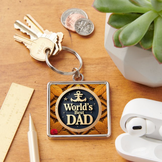 "Timeless Fatherly Bond" Key Ring (Desk)