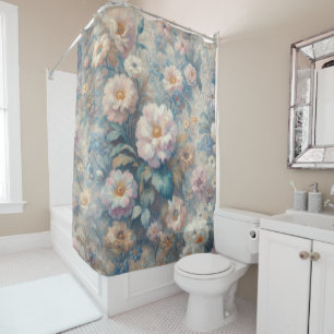 Timeless Floral Elegance: Classic Blooms  Shower Curtain