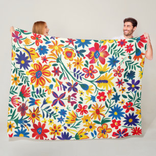 Timeless Floral Grace 60x80 Fleece Blanket