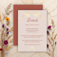 Timeless Floral Rustic Wedding Details