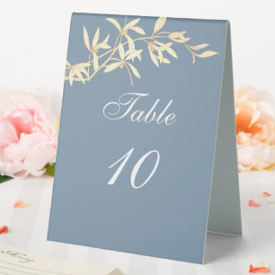 Timeless Floral Symphony in Blue Wedding