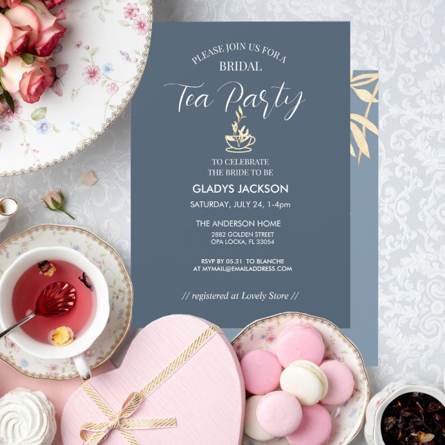 Timeless Floral Symphony Tea Party Invitation (Creator Uploaded)