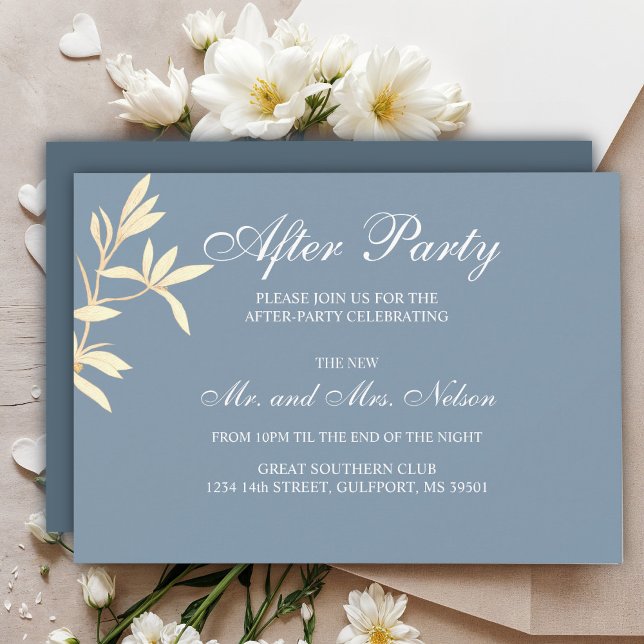 Timeless Floral Symphony Wedding After Party Invitation (Creator Uploaded)