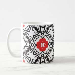 Timeless Floral Vintage: Seamless Classic Coffee Mug