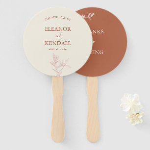 Timeless Flower Wedding Hand Fan