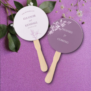 Timeless Flower Wedding Hand Fan