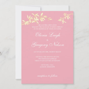 Timeless Flower Wedding Invitation